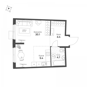 планировка, фото №1