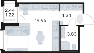 планировка, фото №1