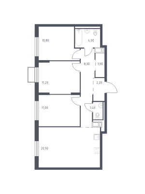 планировка, фото №1