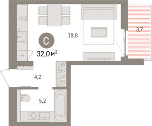 планировка, фото №1