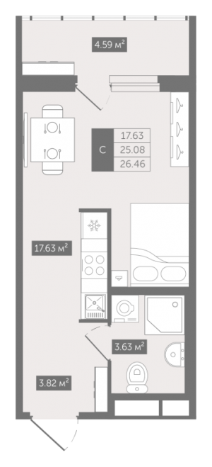 планировка, фото №1