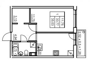 планировка, фото №1