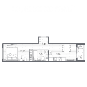 планировка, фото №1