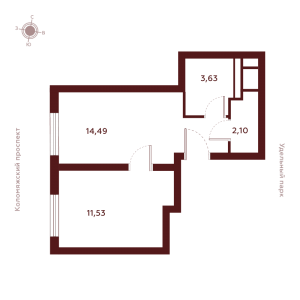 планировка, фото №1