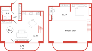 планировка, фото №1