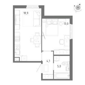 планировка, фото №1