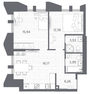 планировка, фото №1