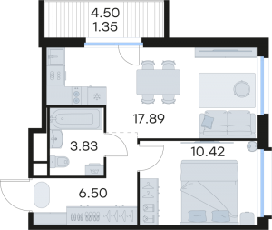 планировка, фото №1