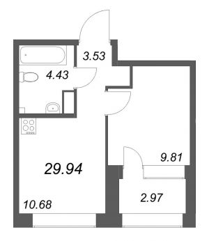 планировка, фото №1