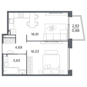 планировка, фото №1