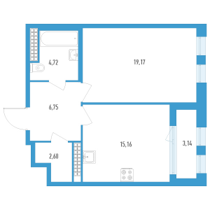 планировка, фото №1