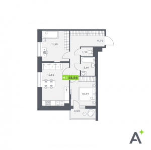 планировка, фото №1