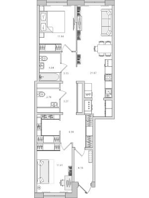 планировка, фото №1