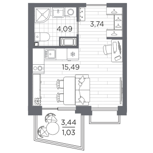 планировка, фото №1