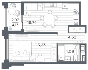 планировка, фото №1