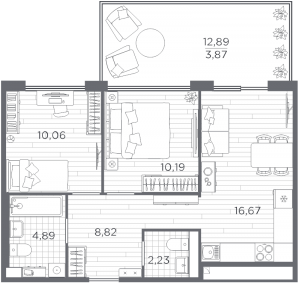 планировка, фото №1