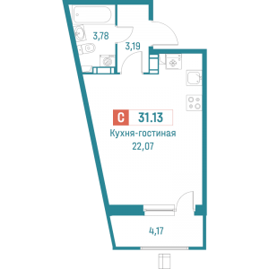 планировка, фото №1