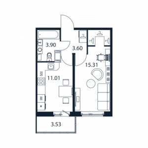 планировка, фото №1