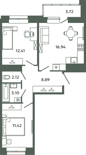 планировка, фото №1