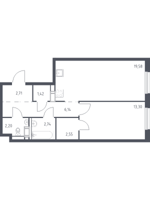 планировка, фото №1