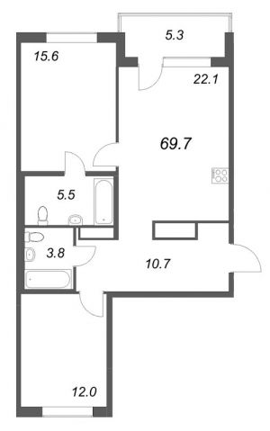 планировка, фото №1