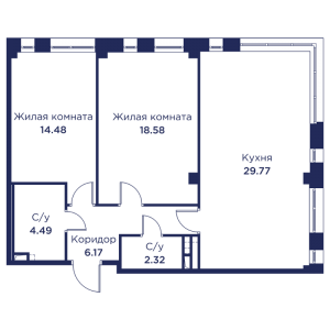 планировка, фото №1