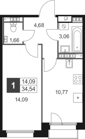 планировка, фото №1