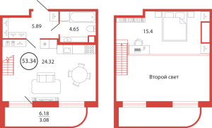 планировка, фото №1