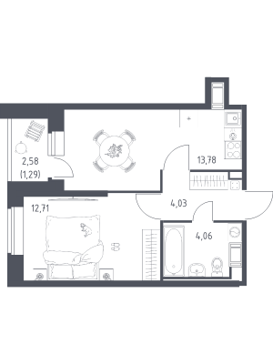 планировка, фото №1