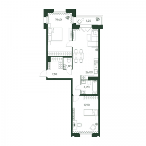 планировка, фото №1