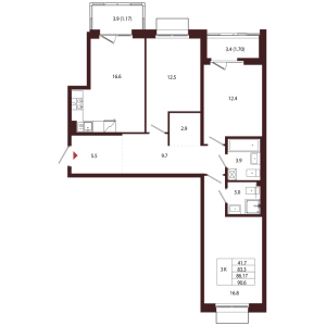 планировка, фото №1