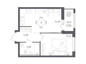 планировка, фото №1