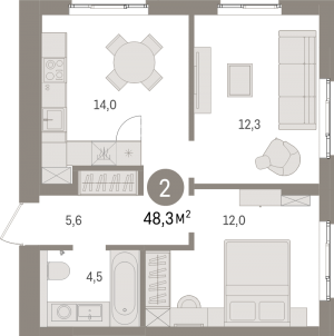 планировка, фото №1