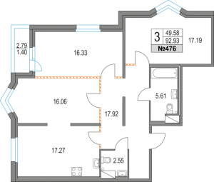 планировка, фото №1
