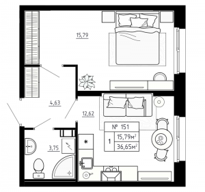 планировка, фото №1