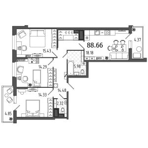 планировка, фото №1