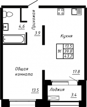 планировка, фото №1