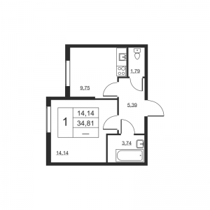 планировка, фото №1