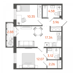 планировка, фото №1