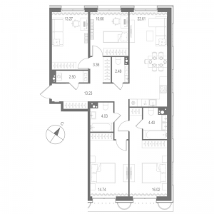 планировка, фото №1