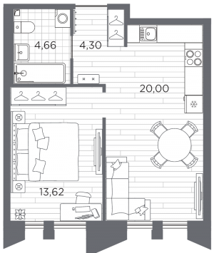 планировка, фото №1