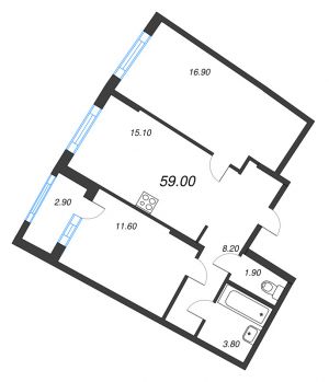 планировка, фото №1