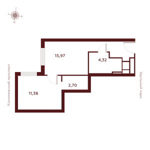 планировка, фото №1