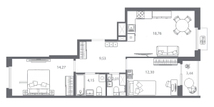 планировка, фото №1