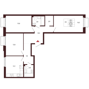 планировка, фото №1