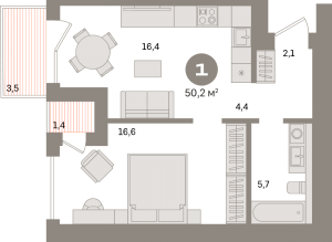 планировка, фото №1