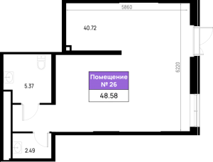 планировка, фото №1