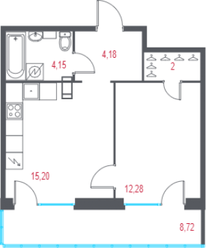 планировка, фото №1
