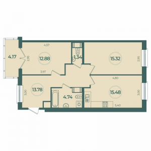 планировка, фото №1