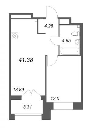 планировка, фото №1